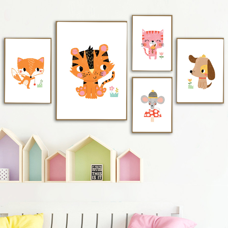 Cartoon Baby Tier Kinderzimmer – Baby Zoo Nursery Bewertung und Preis