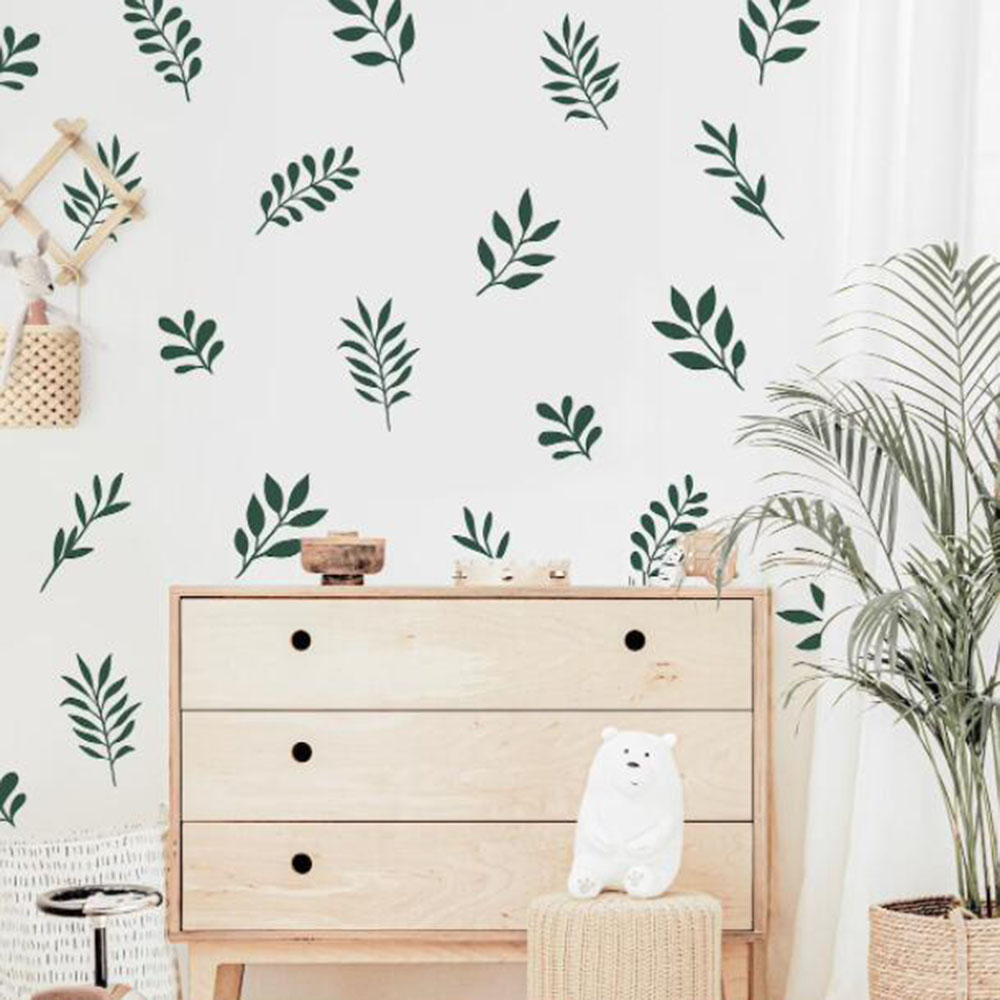 41 Stücke Botanische Blatt Wan – Baby Nursery Tree Bewertung und Preis