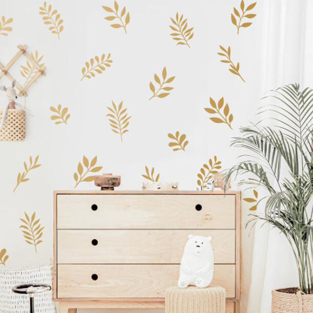 41 Stücke Botanische Blatt Wan – Baby Nursery Tree Bewertung und Preis