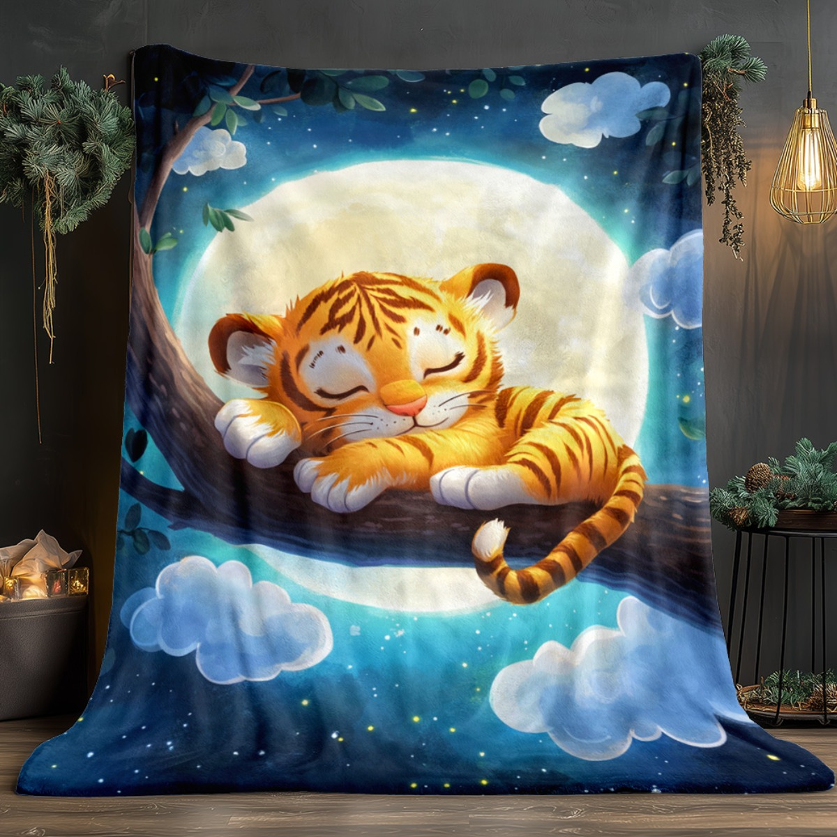 Niedlicher schlafender Tiger a – Baby Nursery Tree Bewertung und Preis