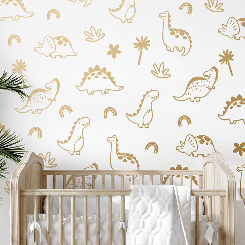 Geometrischer Dinosaurier Baum – Baby Nursery Tree Bewertung und Preis