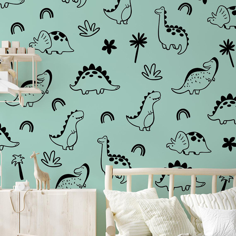 Geometrischer Dinosaurier Baum – Baby Nursery Tree Bewertung und Preis
