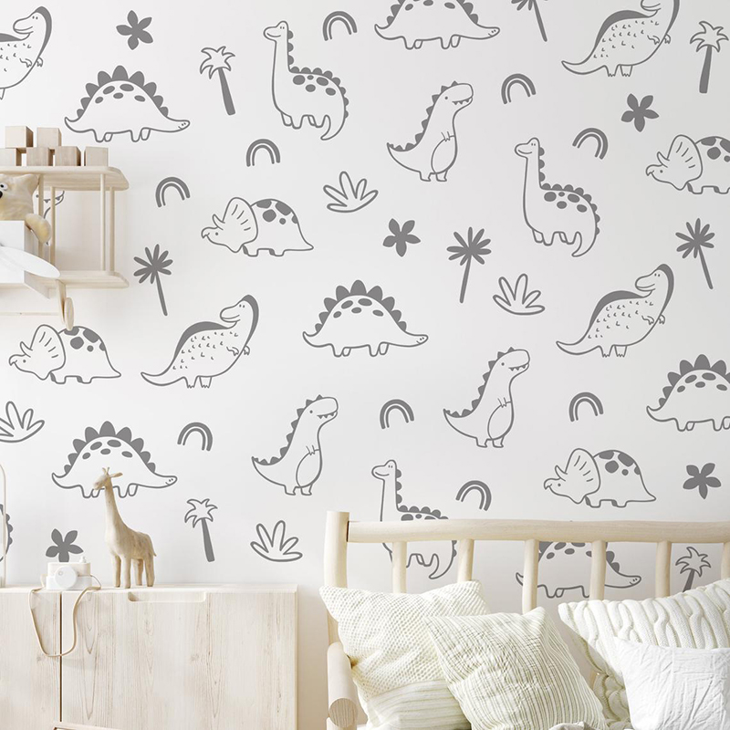 Geometrischer Dinosaurier Baum – Baby Nursery Tree Bewertung und Preis