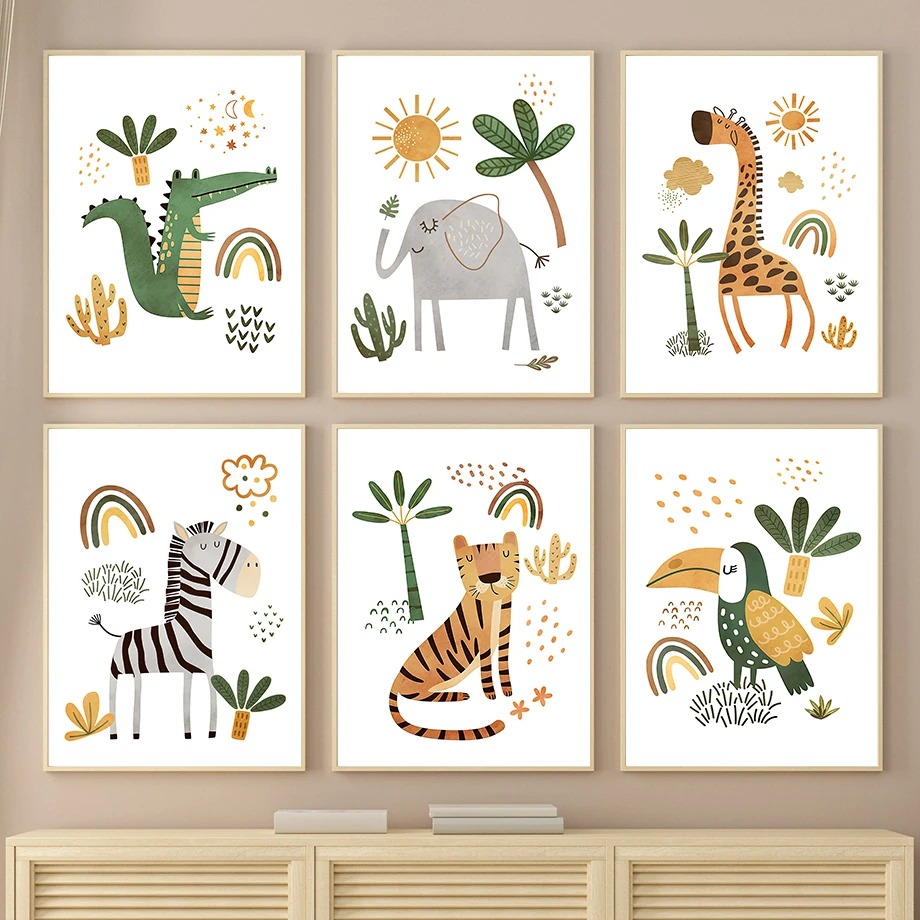 Giraffe Elefant Tiger Zebra Tu – Baby Zebra Nursery Bewertung und Preis
