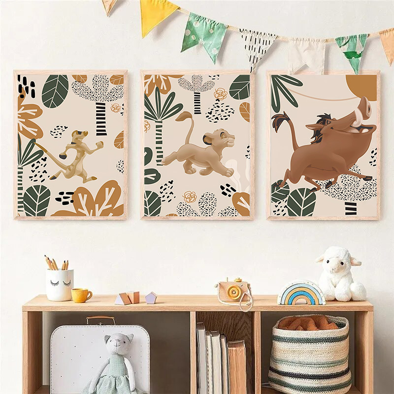 Kid Lion King Boho Poster und  – Baby Nursery Images Bewertung und Preis