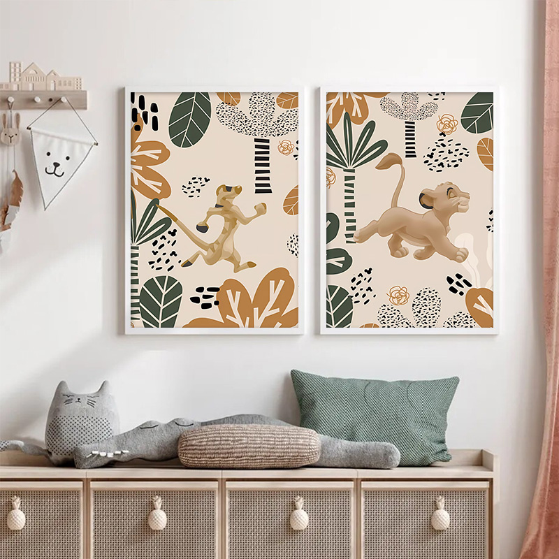 Kid Lion King Boho Poster und  – Baby Nursery Images Bewertung und Preis