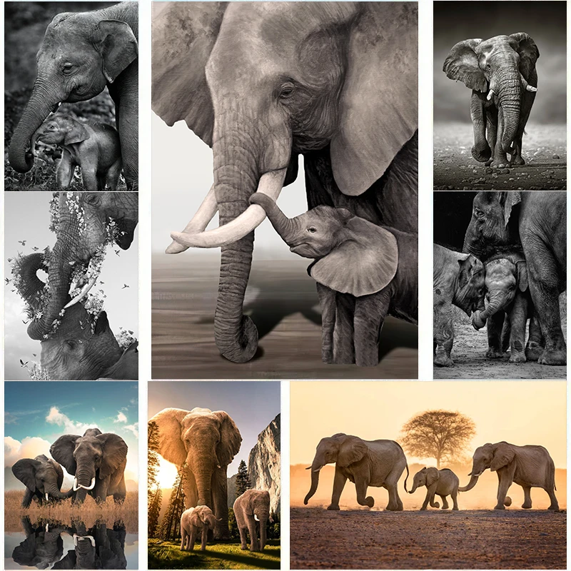 Wildlife Elephant Familien pla – Baby Nursery Images Bewertung und Preis