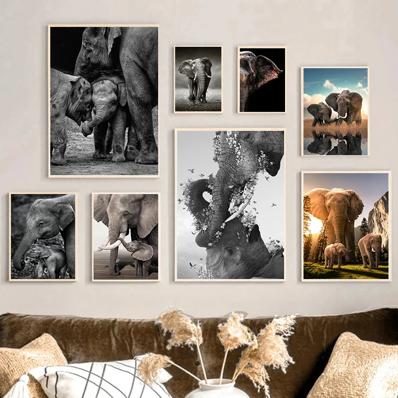 Wildlife Elephant Familien pla – Baby Nursery Images Bewertung und Preis