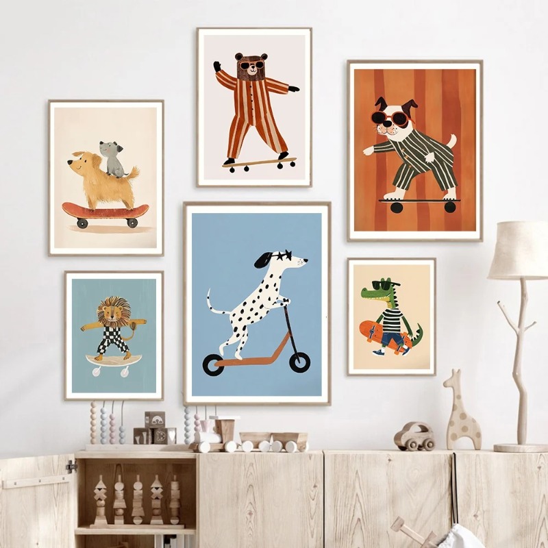 1 Stück rahmenlose lustige Tie – Baby Nursery Art Bewertung und Preis