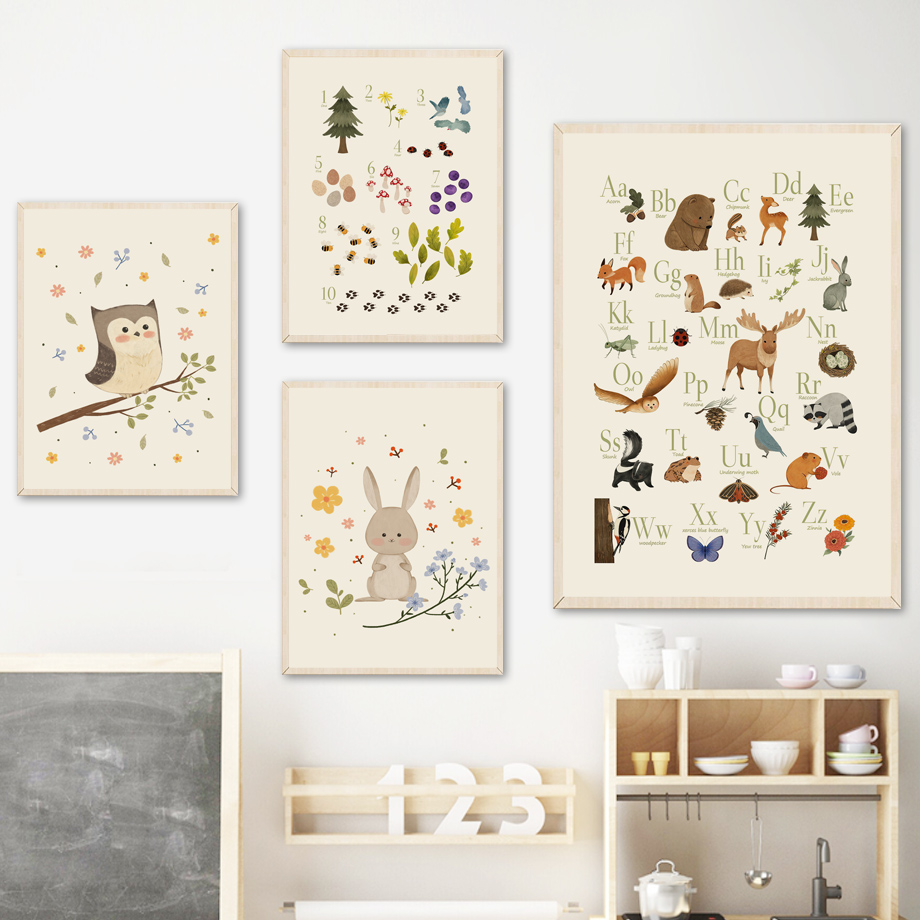 1 Stück rahmenlose, niedliche  – Baby Nursery Pictures Bewertung und Preis