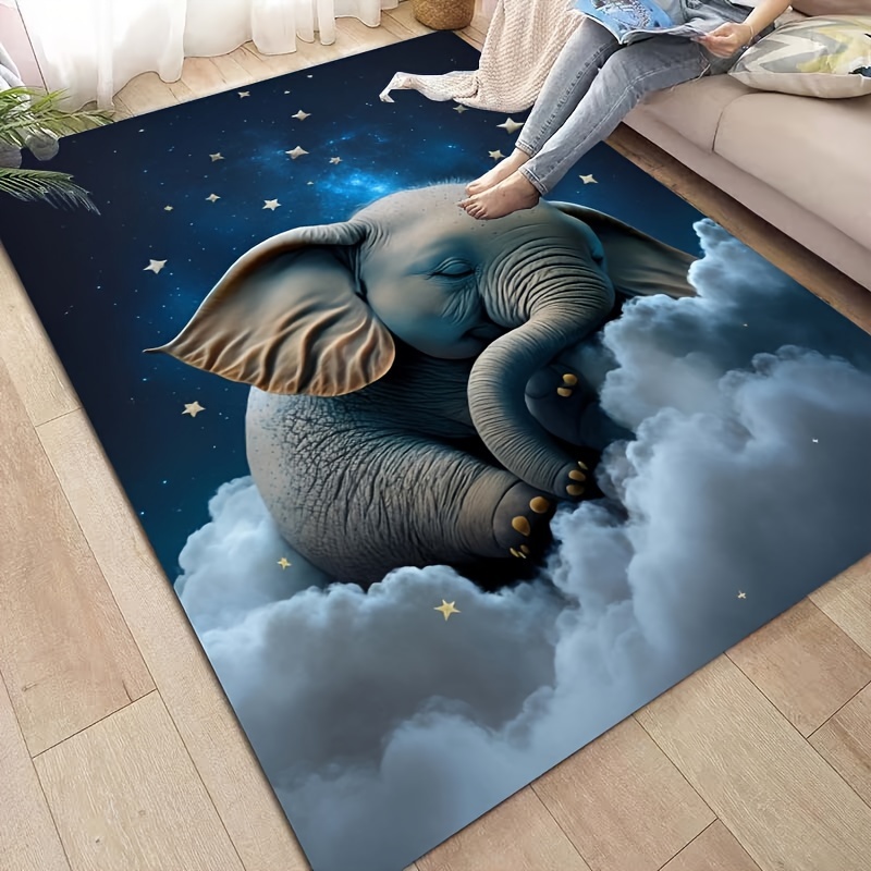 Verträumter Elefantenteppich f – Baby Nursery Rug Bewertung und Preis