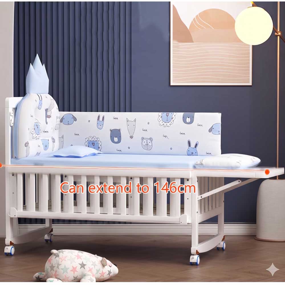 Premium Babybett aus Massivhol – Convertible Crib Set Bewertung und Preis