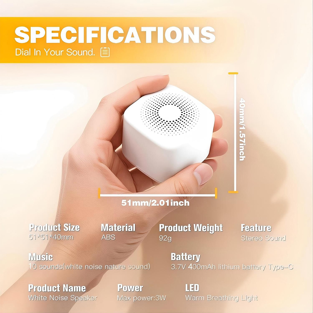 Weißes-Rauschen-Gerät mit 10 b – Baby Sound Machine White Bewertung und Preis