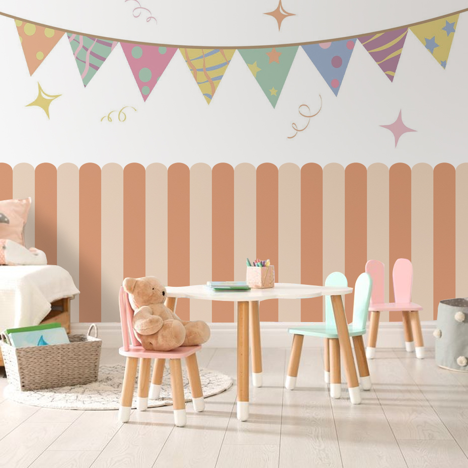 Mehrfarbige vertikal gestreift – Baby Nursery Pictures Bewertung und Preis