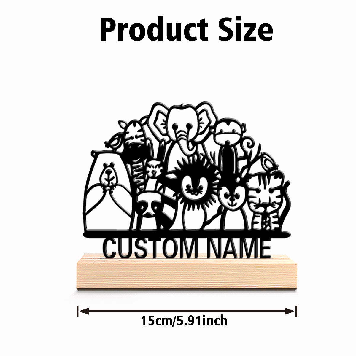 1 Stück Niedliche Personalisie – Baby Zoo Nursery Bewertung und Preis