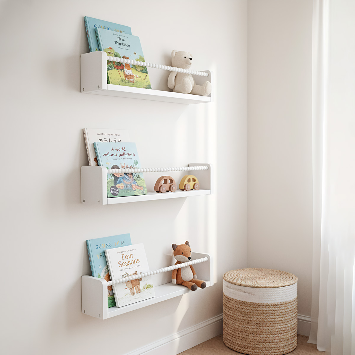 Kinderzimmer-Bücherregale aus  – Baby Nursery Bookshelf Bewertung und Preis