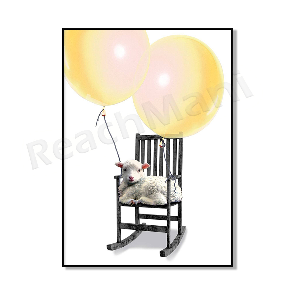 Baby-Farmtier-Drucke, Hirsch,  – Baby Zoo Nursery Bewertung und Preis