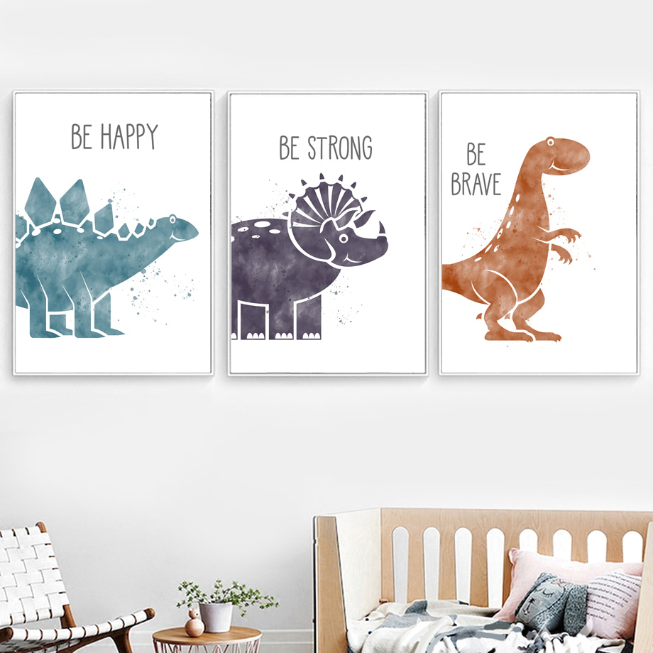 Nette Dinosaurier Cartoon Tier – Baby Nursery Quotes Bewertung und Preis